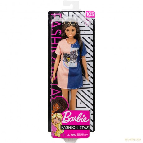 MATTEL BARBIE Fashionistas Lalka 103