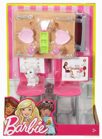 Barbie Mebelki i akcesoria. Jadalnia