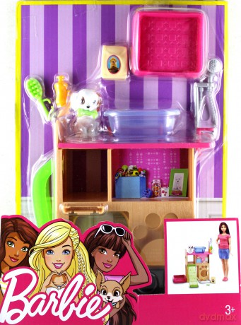 Barbie Mebelki i akcesoria. Kącik Pieska