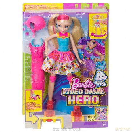 Barbie w Świecie Gier Lalka na rolkach