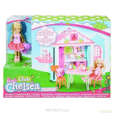 Barbie. Domek zabaw Chelsea z lalką