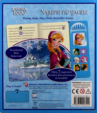Disney Kraina Lodu. Najlepsi Przyjaciele [KSIĄŻKA]