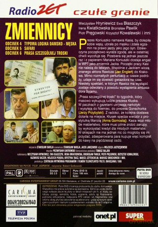 Zmiennicy 2 (odcinki 4-6) [DVD]