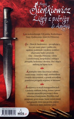 Listy z podróży do Ameryki (Tom 1) - Henryk Sienkiewicz [KSIĄŻKA]