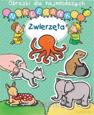 Obrazki dla najmłodszych. Naklejanki. Zwierzęta - Nathalie Belineau, Sylvie Michelet [KSIĄŻKA]