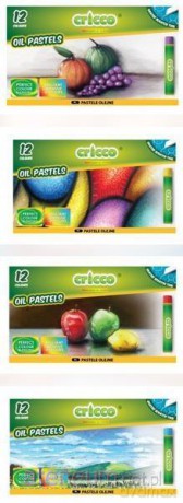 Pastele olejowe 12 kolorów Cricco