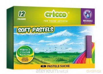Pastele suche 12 kolorów Cricco