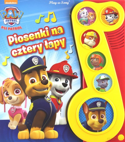 Psi Patrol. Piosenki na cztery łapy [KSIĄŻKA]