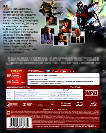 Ant-Man 3D (steelbook) [Blu-Ray 3D]+[Blu-Ray]