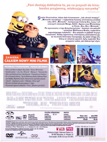 Gru, Dru i Minionki (booklet) [DVD]