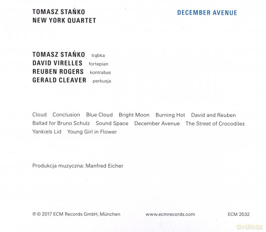 Tomasz Stańko: December Avenue [CD]