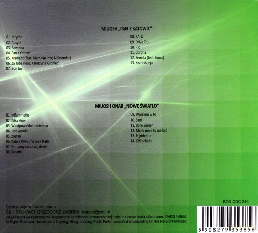 Onar Miuosh: Pan Z Katowic I Nowe Światło [2CD]