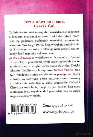 40 dni z Jezusem. Rekolekcje ze słowami Jezusa - Sarah Young [KSIĄŻKA]
