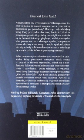 Atlas Zbuntowany (twarda) - Ayn Rand [KSIĄŻKA]