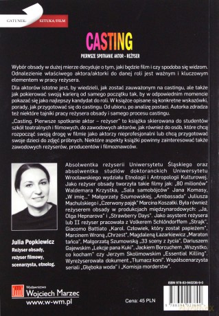Casting pierwsze spotkanie aktor - reżyser - Julia Popkiewicz [KSIĄŻKA]