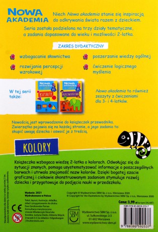 Kolory. Nowa akademia 2 latka [KSIĄŻKA]