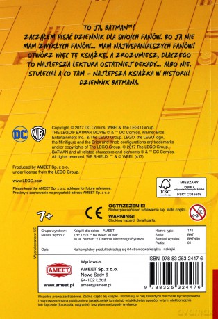 Lego Batman Movie To ja Batman. Dziennik Mrocznego Rycerza [KSIĄŻKA]