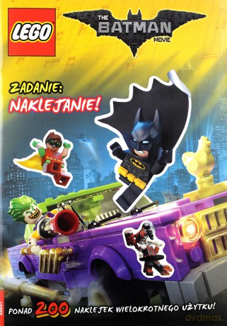 Lego Batman Movie Zadanie naklejanie [KSIĄŻKA]