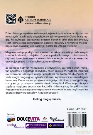 Miejskie wiedźmy, Magiczne rytuały, talizmany, miejsca mocy - Claire [KSIĄŻKA]