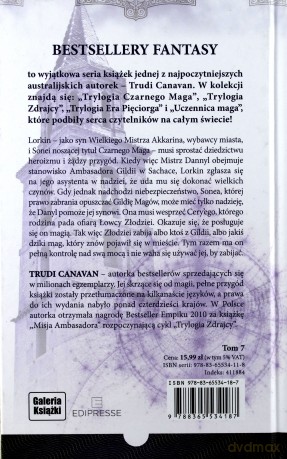Misja ambasadora część 1 Bestsellery fantasy (Tom 7) - Trudi Canavan [KSIĄŻKA]