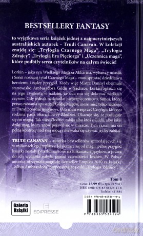 Misja ambasadora część 2 Bestsellery fantasy (Tom 8) - Trudi Canavan [KSIĄŻKA]