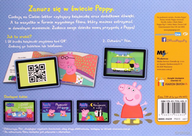 Niespodzianka taty świnki. Świnka Peppa książeczki bajeczki (Tom 3) [KSIĄŻKA]