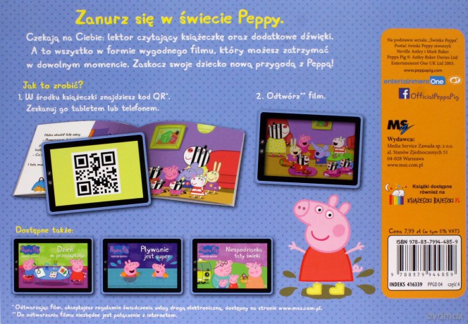 Nocowanie u Zoe. Świnka Peppa książeczki bajeczki (Tom 4) [KSIĄŻKA]