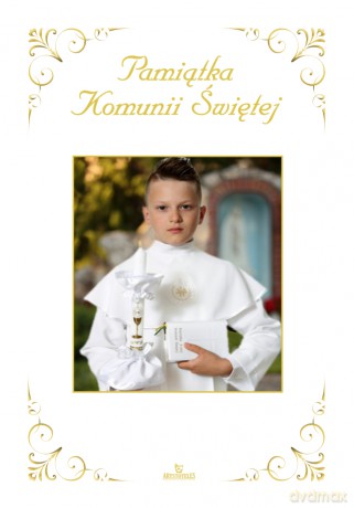 Pamiątka Komunii Świętej chłopiec [KSIĄŻKA]