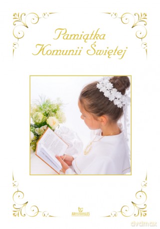 Pamiątka Komunii Świętej dziewczynka [KSIĄŻKA]