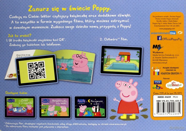 Pływanie jest super. Świnka Peppa książeczki bajeczki (Tom 2) [KSIĄŻKA]