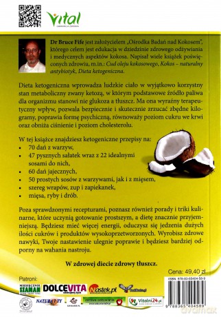 Przepisy diety ketogenicznej. Zdrowe, pyszne i proste dania - Bruce Fife [KSIĄŻKA]