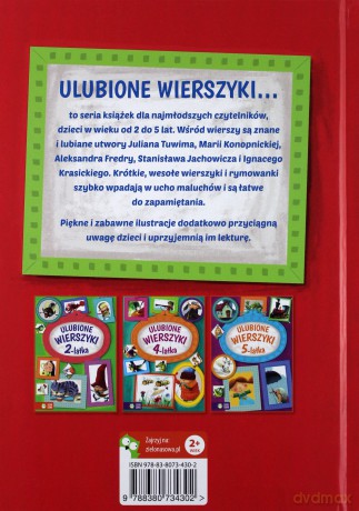 Ulubione wierszyki 3-latka [KSIĄŻKA]