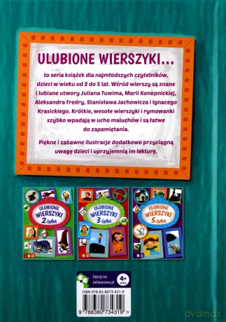 Ulubione wierszyki 4-latka [KSIĄŻKA]