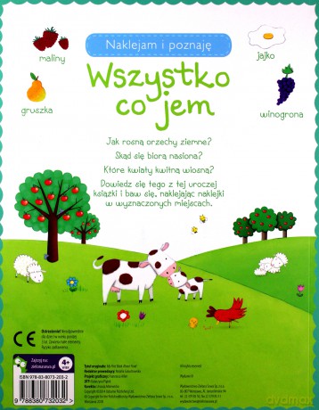 Wszystko co jem. Naklejam i poznaję [KSIĄŻKA]