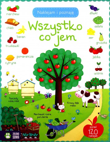 Wszystko co jem. Naklejam i poznaję [KSIĄŻKA]