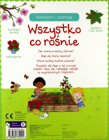 Wszystko co rośnie. Naklejam i poznaję [KSIĄŻKA]