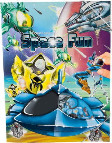 Zestaw z naklejkami Space fun