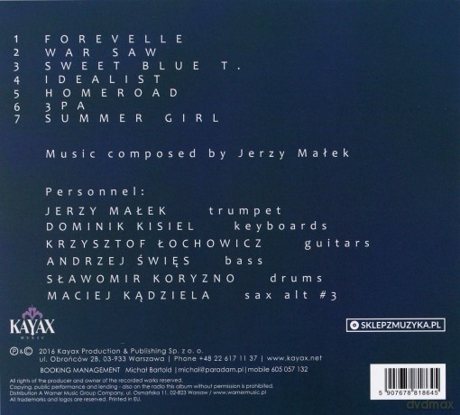 Jerzy Malek: Forevelle [CD]