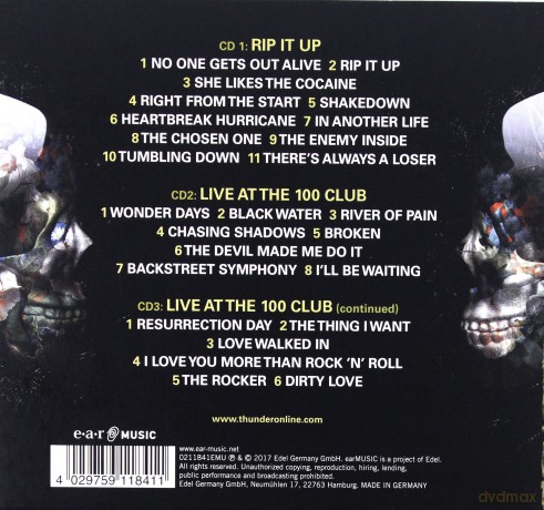 Thunder: Rip It Up (Limited Edition) [3CD]