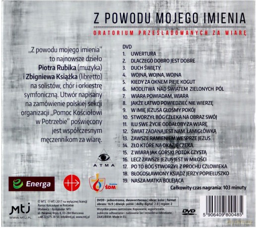 Piotr Rubik: Z powodu mojego imienia [DVD]