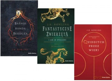 Baśnie Barda Beedle'a / Fantastyczne Zwierzęta / Quidditch przez wieki - J.K. Rowling (Twarda) Pakiet [3xKSIĄŻKA]