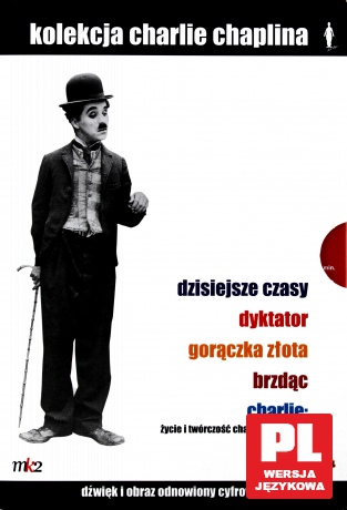 Kolekcja Charlie Chaplina: Dyktator / Brzdąc / Dzisiejsze Czasy / Gorączka złota / Życie i twórczość Charlie Chaplina Pakiet [DVD]