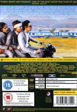 The Darjeeling Limited (Pociąg do Darjeeling) [DVD]