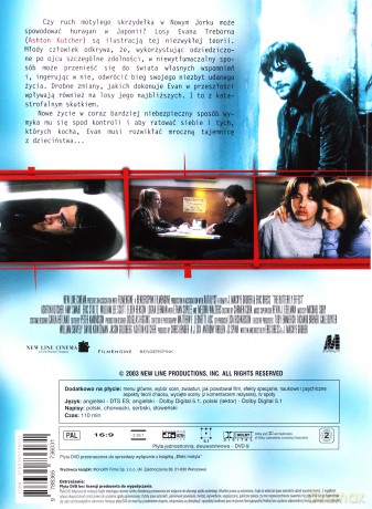 Efekt motyla (booklet) [DVD]