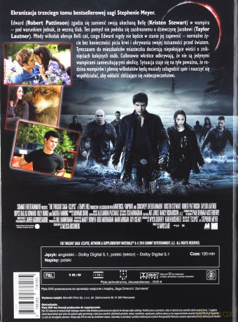 Zmierzch 3: Zaćmienie (booklet) [DVD]