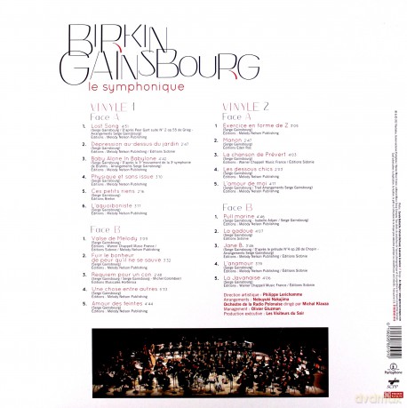 Jane Birkin: Birkin / Gainsbourg: Le Symphonique [2xWinyl]