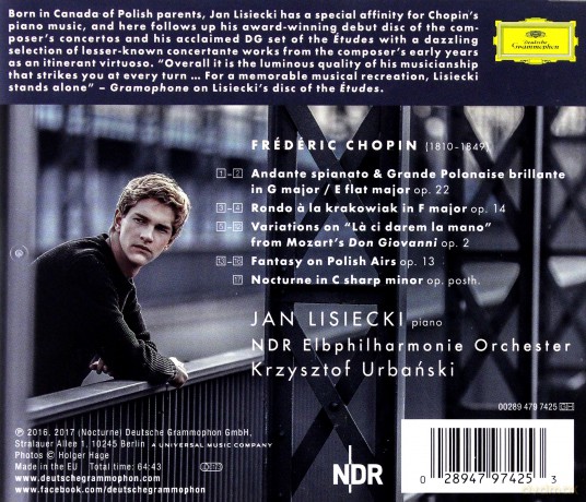 Jan Lisiecki: Chopin Works For Piano And Orchestra (PL) [CD]
