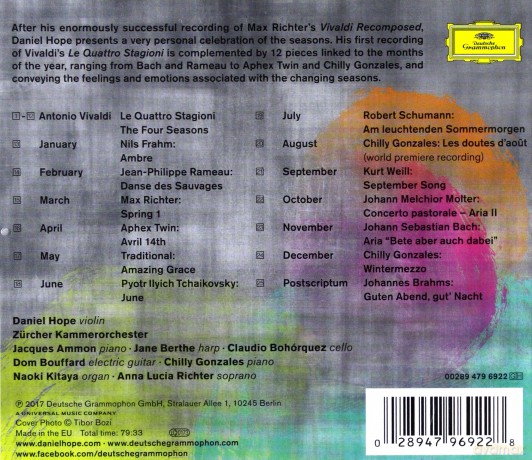 Daniel Hope: For Seasons [CD]