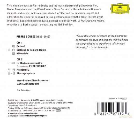 Daniel Barenboim: Hommage A Boulez [CD]
