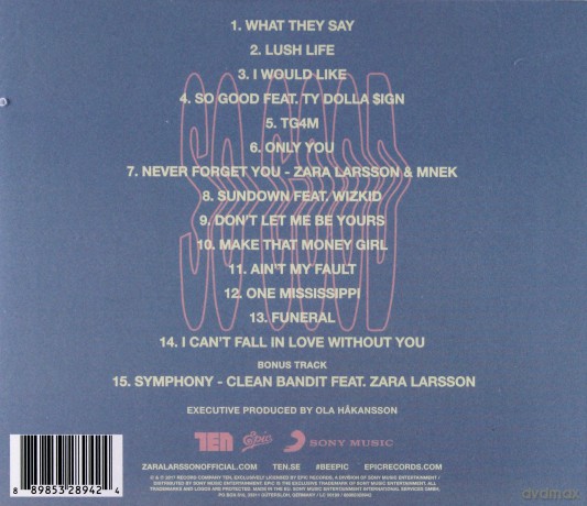 Zara Larsson: So Good [CD]